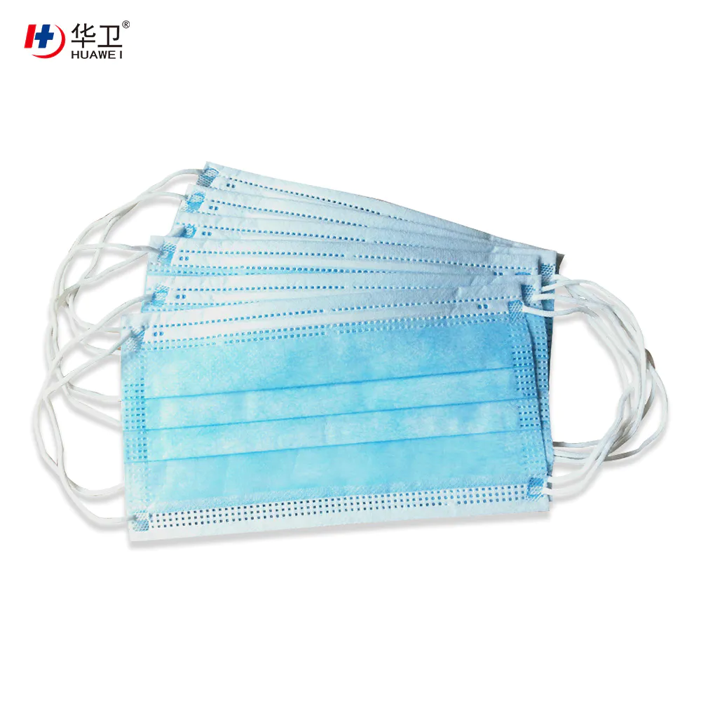 Disposable 3ply non woven face mask with earloop staple goods