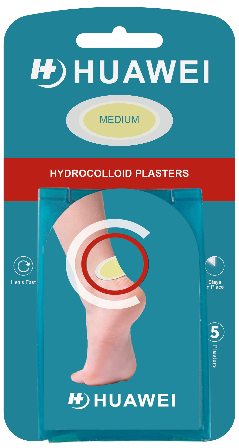 Wholesale Hydrocolloid Heel Patch Manufacturer Huawei